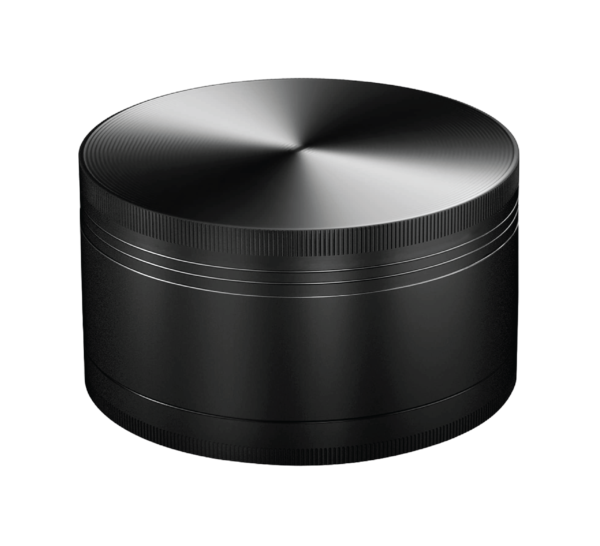 3 Inch Spice Grinder Large 3 Pieces (Black)